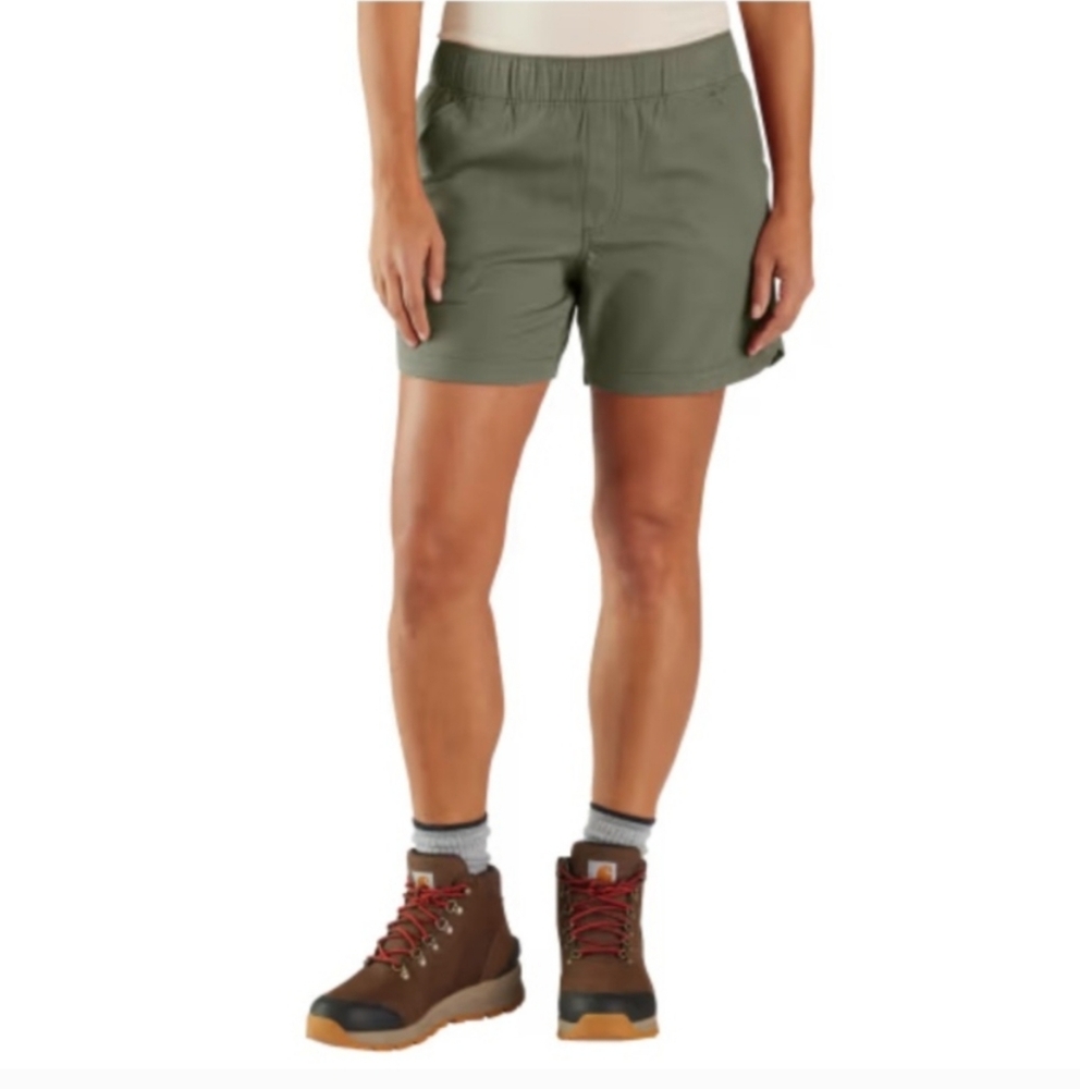 Carhartt | Women's Force Relaxed Fit Ripstop Work Shorts | Size: L(12-14)